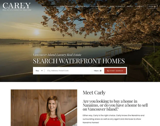 Carly Carey Website