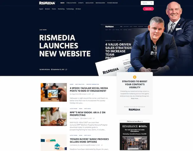 RIS Media Homepage