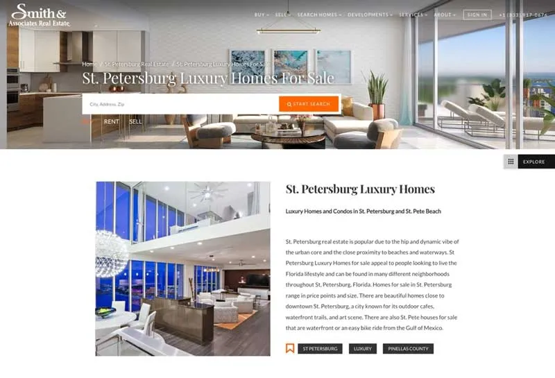 Smith & Associates community detail page